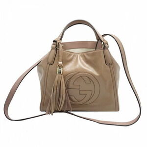Gucci Bag Soho Vernis Patent Leather Beige